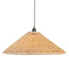 Ceiling Light 55 x 55 x 20 cm Natural Bamboo 220 V 240 V 60 W