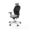 Office Chair with Headrest Jorquera Piqueras y Crespo 3D086N2 Light grey