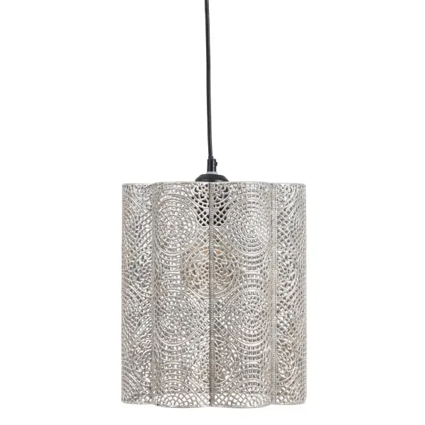 Ceiling Light 24 x 24 x 30,5 cm Metal Silver