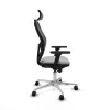 Office Chair with Headrest Jorquera Piqueras y Crespo 3D086N2 Light grey