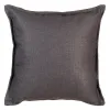 Cushion Polyester Dark grey 45 x 45 cm