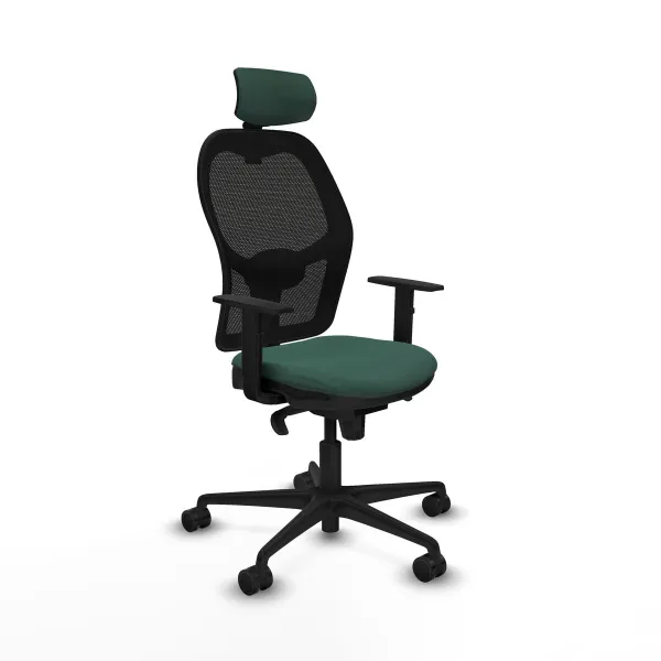 Office Chair with Headrest Jorquera Piqueras y Crespo 1D036N2 Green