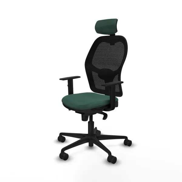 Office Chair with Headrest Jorquera Piqueras y Crespo 1D036N2 Green