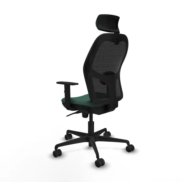 Office Chair with Headrest Jorquera Piqueras y Crespo 1D036N2 Green