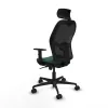 Office Chair with Headrest Jorquera Piqueras y Crespo 1D036N2 Green