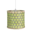 Ceiling Light 32 x 32 x 29 cm Natural Green Bamboo 220 V 40 W (3 Units)