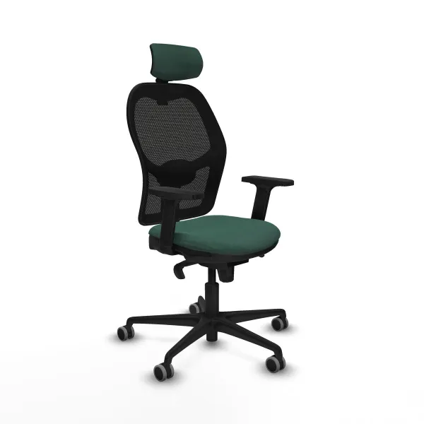 Office Chair with Headrest Jorquera Piqueras y Crespo 2D036G2 Green