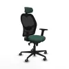 Office Chair with Headrest Jorquera Piqueras y Crespo 2D036G2 Green