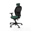 Office Chair with Headrest Jorquera Piqueras y Crespo 2D036G2 Green