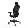 Office Chair with Headrest Jorquera Piqueras y Crespo 2D036G2 Green