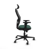 Office Chair with Headrest Jorquera Piqueras y Crespo 2D036G2 Green