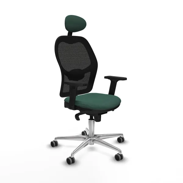 Office Chair with Headrest Jorquera Piqueras y Crespo 2D086G1 Green