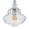 Ceiling Light 28 x 28 x 36 cm Crystal Metal Silver