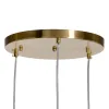 Ceiling Light Crystal Golden Metal 27 cm 31 x 31 x 45 cm