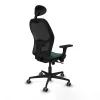 Office Chair with Headrest Jorquera Piqueras y Crespo 3D036G1 Green