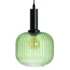 Ceiling Light Crystal Metal Green 20 x 20 x 30 cm