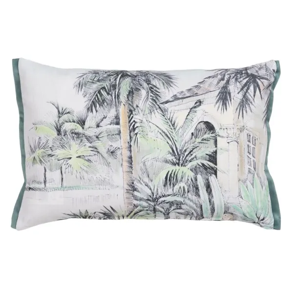 Cushion Palms 100% cotton 45 x 30 cm