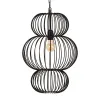 Ceiling Light 34 x 34 x 51 cm Black Iron Ø 34 cm