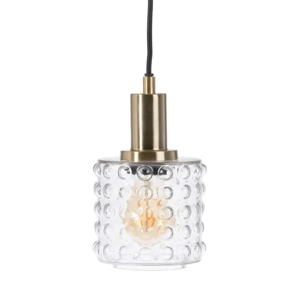 Ceiling Light Crystal Metal 12 x 12 x 23 cm