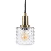 Ceiling Light Crystal Metal 12 x 12 x 23 cm