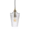 Ceiling Light Crystal Metal 17 x 17 x 31 cm