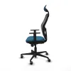 Office Chair Piqueras y Crespo 1D036G1 Black Petroleum green