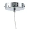 Ceiling Light Crystal Silver Iron Ø 20 cm 23 x 23 x 21,5 cm