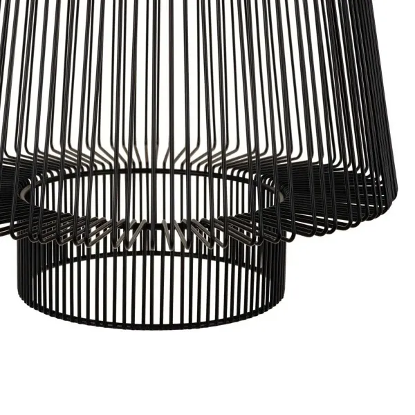 Ceiling Light 29 x 29 x 39,5 cm Black Iron Ø 29 cm