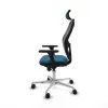 Office Chair with Headrest Jorquera Piqueras y Crespo 3D086N2 Black Petroleum green