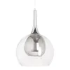 Ceiling Light Crystal Grey Metal 30 x 30 x 50 cm