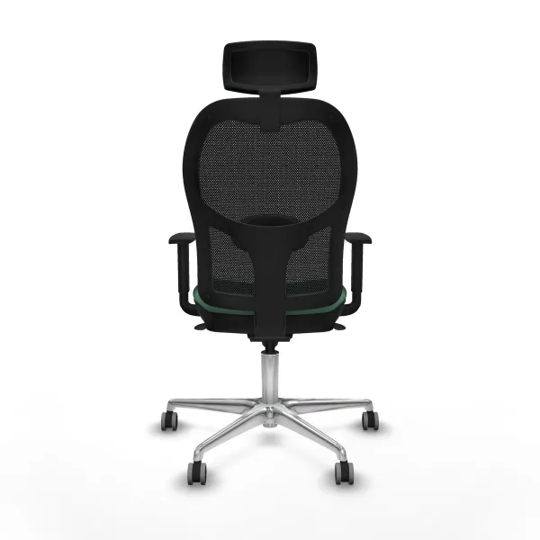 Office Chair with Headrest Jorquera Piqueras y Crespo 1D086G2 Emerald Green