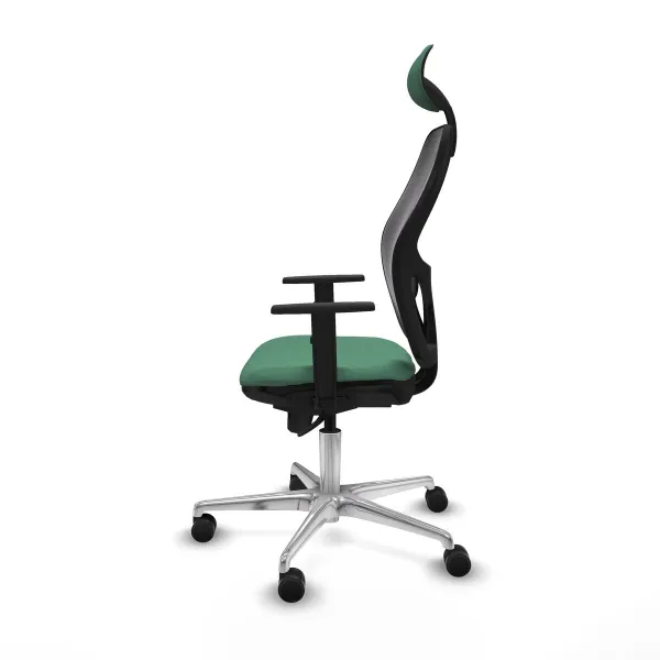 Office Chair with Headrest Jorquera Piqueras y Crespo 1D086N1 Emerald Green
