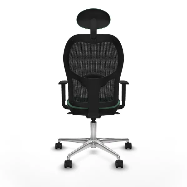 Office Chair with Headrest Jorquera Piqueras y Crespo 1D086N1 Emerald Green