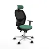 Office Chair with Headrest Jorquera Piqueras y Crespo 1D086N2 Emerald Green