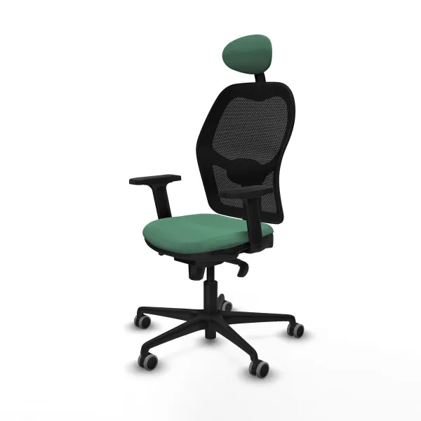 Office Chair with Headrest Jorquera Piqueras y Crespo 2D036G1 Emerald Green