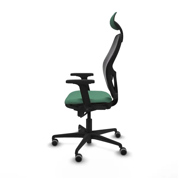 Office Chair with Headrest Jorquera Piqueras y Crespo 2D036G1 Emerald Green