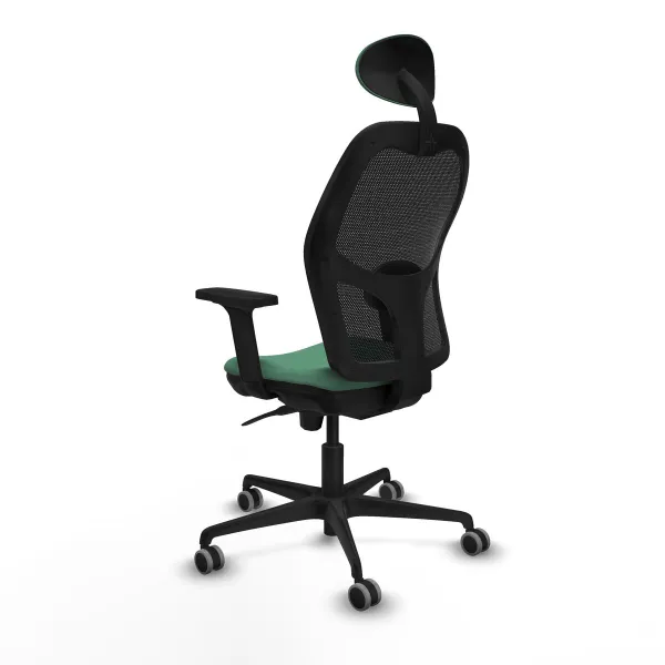 Office Chair with Headrest Jorquera Piqueras y Crespo 2D036G1 Emerald Green