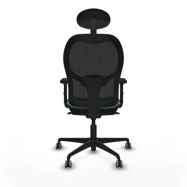 Office Chair with Headrest Jorquera Piqueras y Crespo 2D036G1 Emerald Green