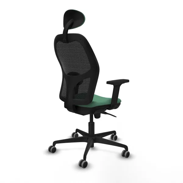 Office Chair with Headrest Jorquera Piqueras y Crespo 2D036G1 Emerald Green