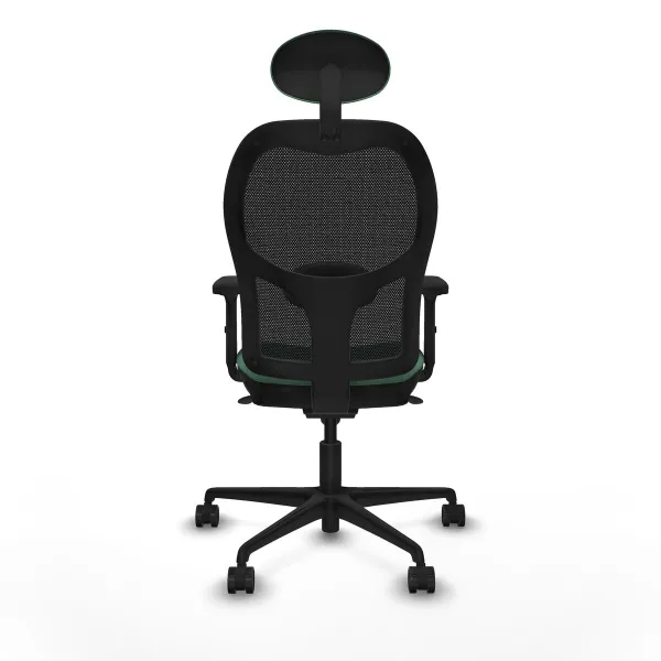 Biroja krēsls ar galvas atbalstu Piqueras y Crespo 2D036N1 Smaragdzaļš