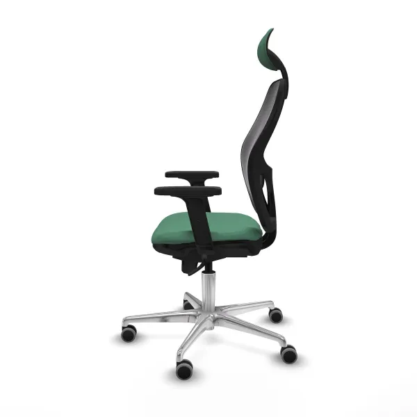 Office Chair with Headrest Jorquera Piqueras y Crespo 2D086G1 Emerald Green
