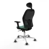 Office Chair with Headrest Jorquera Piqueras y Crespo 2D086G1 Emerald Green