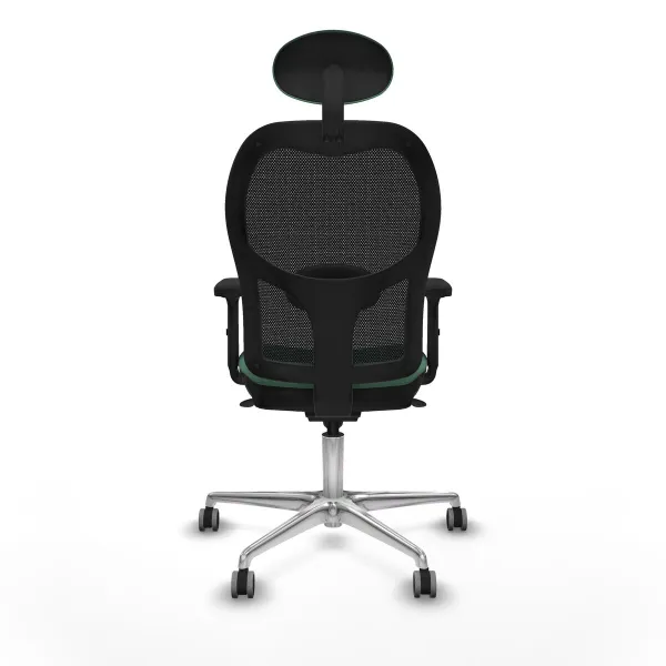 Office Chair with Headrest Jorquera Piqueras y Crespo 2D086G1 Emerald Green