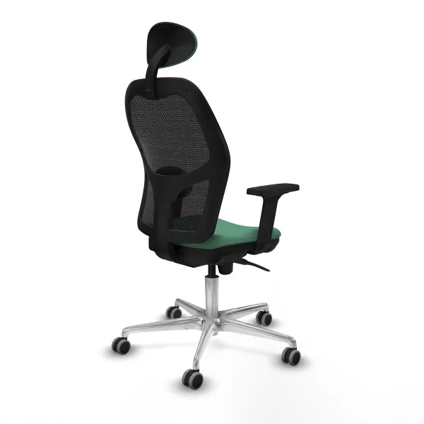 Office Chair with Headrest Jorquera Piqueras y Crespo 2D086G1 Emerald Green