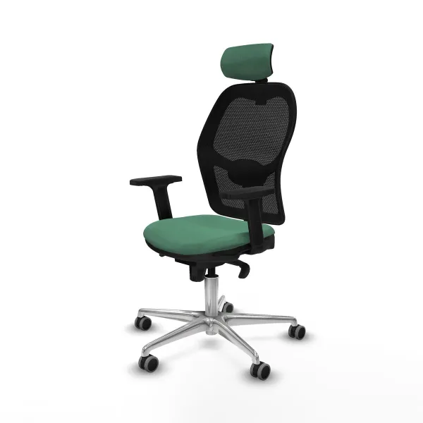 Office Chair with Headrest Jorquera Piqueras y Crespo 2D086G2 Emerald Green