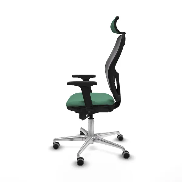 Office Chair with Headrest Jorquera Piqueras y Crespo 2D086G2 Emerald Green