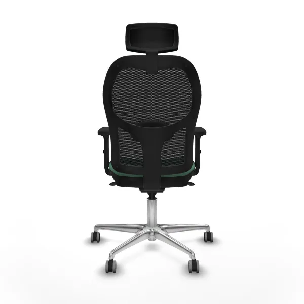 Office Chair with Headrest Jorquera Piqueras y Crespo 2D086G2 Emerald Green