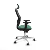 Office Chair with Headrest Jorquera Piqueras y Crespo 2D086G2 Emerald Green