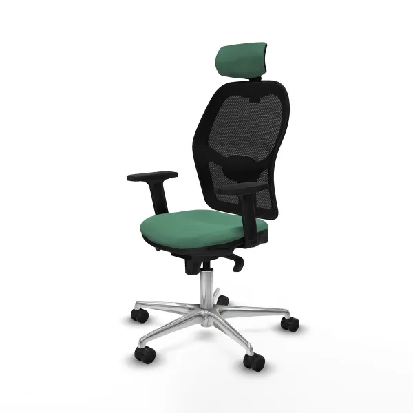 Office Chair with Headrest Jorquera Piqueras y Crespo 2D086N2 Emerald Green