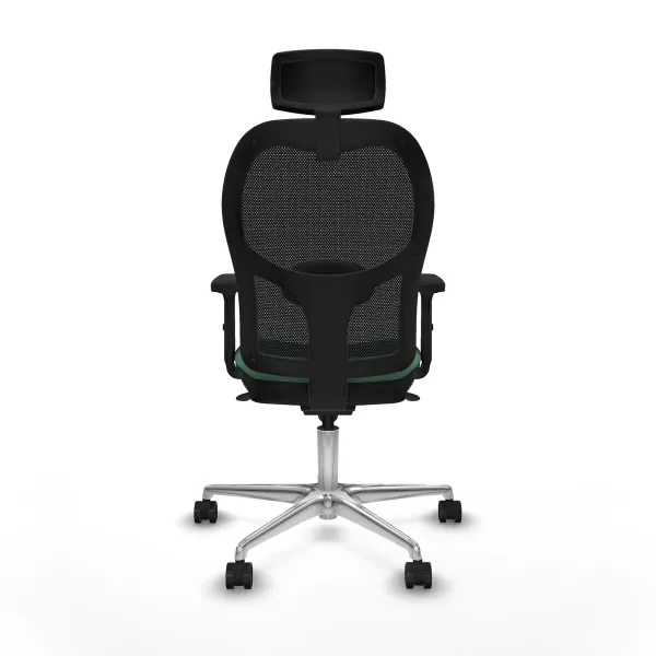 Office Chair with Headrest Jorquera Piqueras y Crespo 2D086N2 Emerald Green
